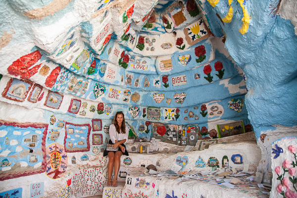 Der Salvation Mountain in der südkalifornischen Wüste