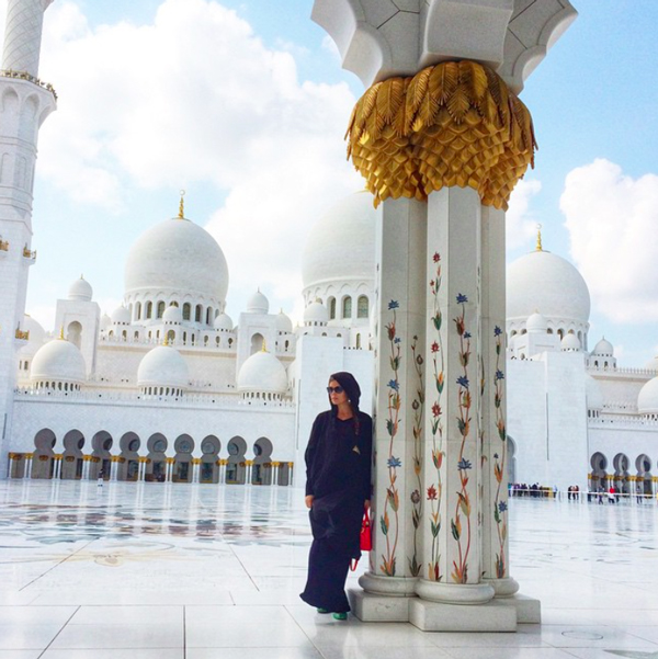 Die Grand Mosque in Abu Dhabi