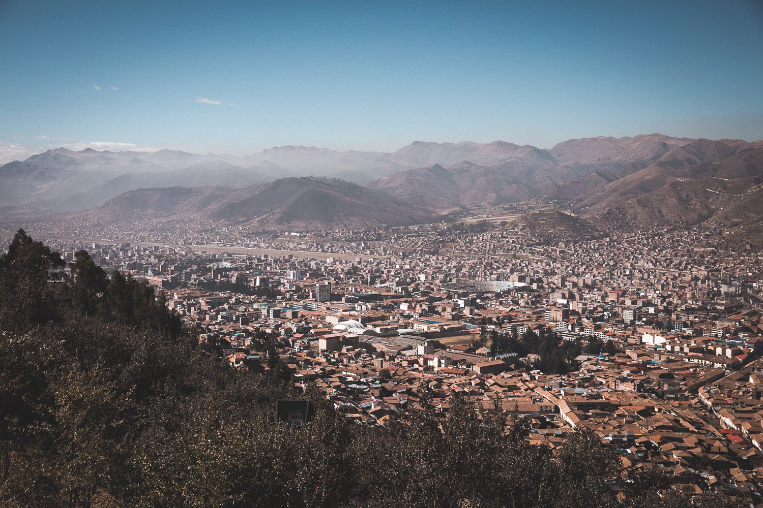 Ausblick auf Cusco in Peru